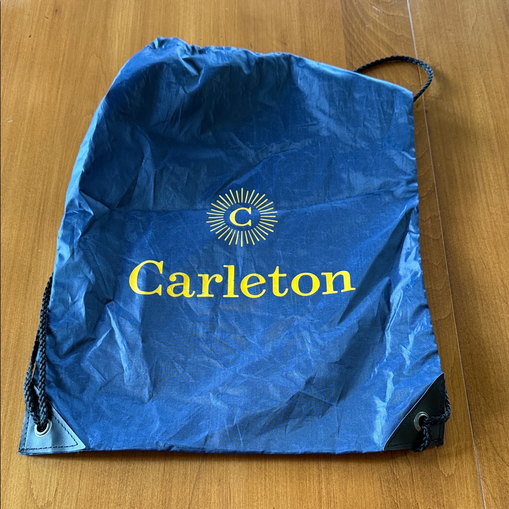 Blue Carleton Drawstring Bag
